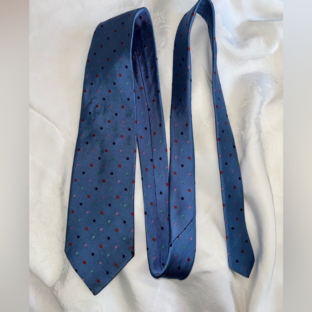 Blue with dots, Brooks Brothers tie